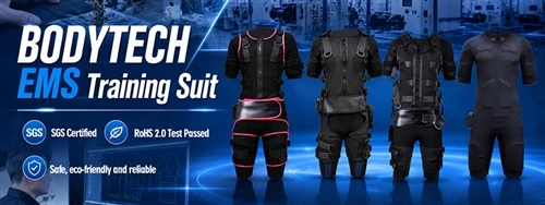 BODYTECH Smart Fitness EMS tērps iztur SGS RoHS 2.0 testu